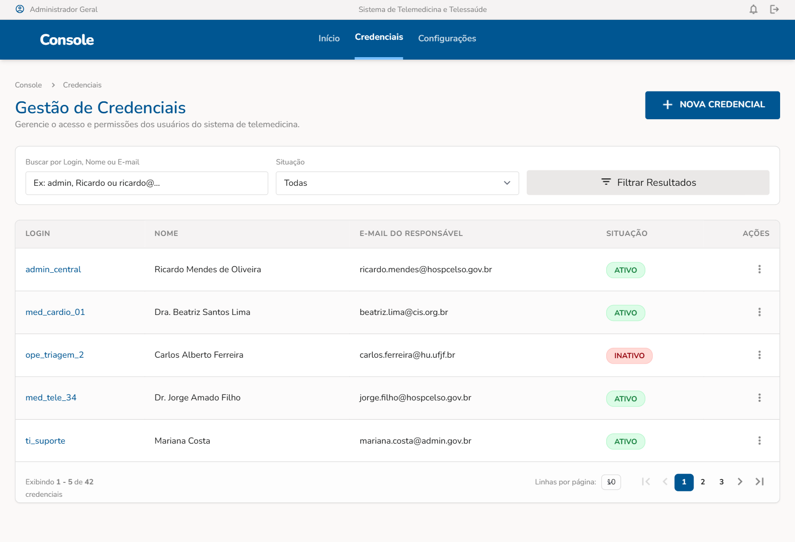 Preview de Console